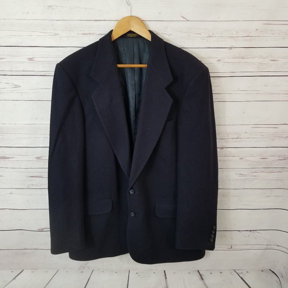 Oscar de la Renta Other - Oscar de la renta wool Cashmere blend blazer 43R